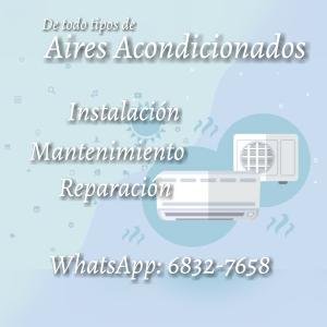 Reparación, mantenimiento e instalación de aires acondicionado y linea blanca