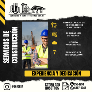 SERVICIOS DE CONSTRUCCIÓN EN GENERAL